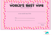 Best Love Certificate Templates