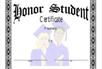 Best Student Of The Year Award Certificate Templates