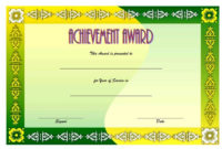 Fantastic Certificate For Years Of Service Template