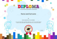 Fantastic Children'S Certificate Template