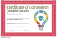 Fantastic Physical Education Certificate Template Editable