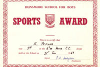 Fantastic Sports Day Certificate Templates