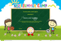 Fantastic Summer Camp Certificate Template