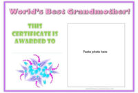 Fascinating 9 Worlds Best Mom Certificate Templates Free