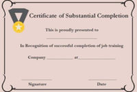 Fascinating Anger Management Certificate Template