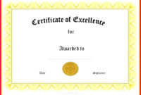 Fascinating Athletic Award Certificate Template
