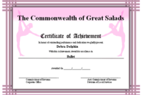 Fascinating Ballet Certificate Templates