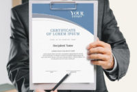 Fascinating Certificate Of Completion Templates Editable