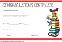 Fascinating Congratulations Certificate Templates