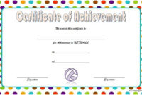 Fascinating Netball Certificate Templates