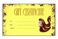 Fascinating Salon Gift Certificate