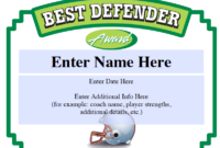 Fascinating Soccer Certificate Template Free 21 Ideas