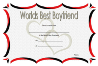 Free Best Boyfriend Certificate Template