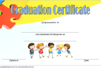 Free Certificate For Pre K Graduation Template