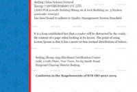 Free Certificate Of Conformity Template