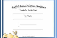 Free Dog Adoption Certificate Free Printable 7 Ideas