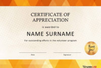 Free Downloadable Certificate Of Recognition Templates