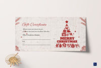 Free Free Christmas Gift Certificate Templates