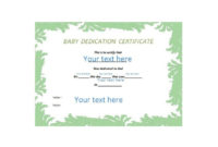 Free Free Printable Baby Dedication Certificate Templates