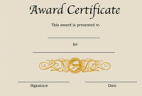 Free Great Job Certificate Template Free 9 Design Awards
