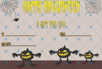 Free Halloween Gift Certificate Template Free