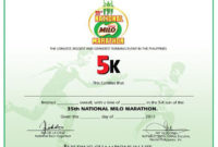 Free Marathon Certificate Templates