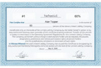 Free Ownership Certificate Template