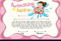 Free Swimming Certificate Template