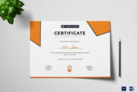 Free Table Tennis Certificate Templates Editable