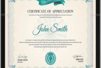 Fresh Certificate Of Appreciation Template Doc