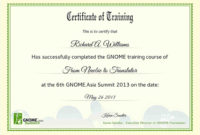 Fresh Certificate Of Completion Word Template