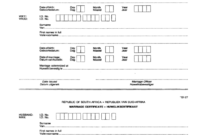 Fresh Fillable Birth Certificate Template