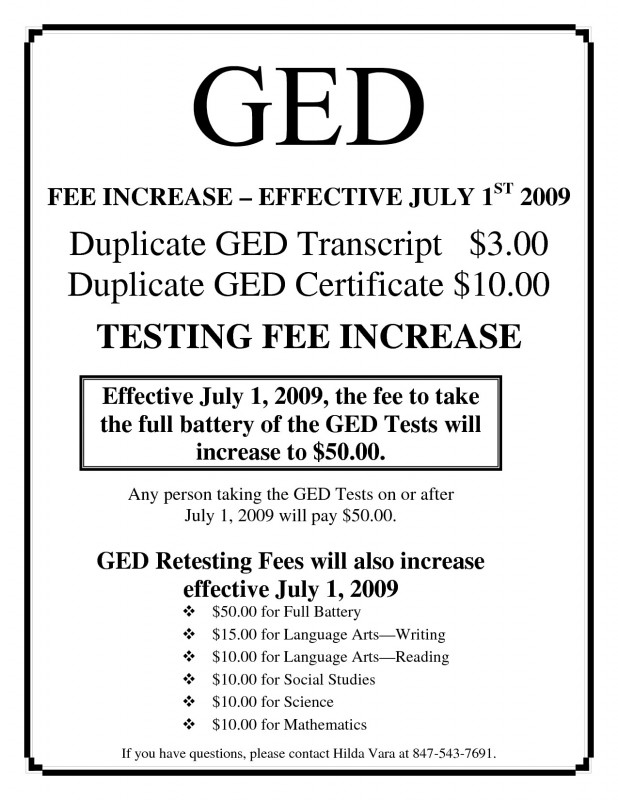 Fresh Ged Certificate Template Download