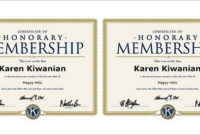 Fresh Life Membership Certificate Templates