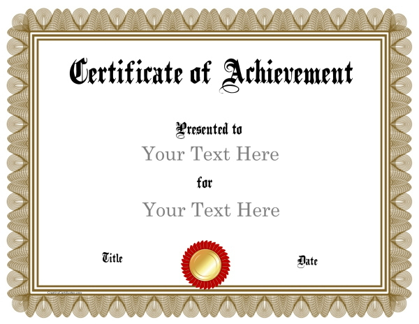 Fresh Netball Achievement Certificate Editable Templates
