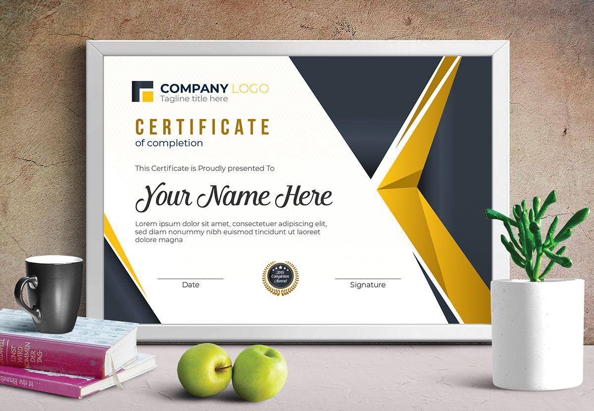 Fresh Professional Award Certificate Template