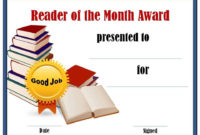 Fresh Star Reader Certificate Template Free
