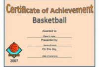 New Basketball Gift Certificate Template