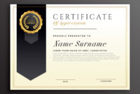 New Certificate Of Excellence Template Free Download