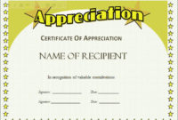 New Downloadable Certificate Of Recognition Templates