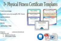 New Editable Fitness Gift Certificate Templates