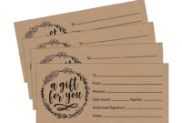 New Free Printable Hair Salon Gift Certificate Template