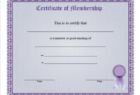 New Life Membership Certificate Templates