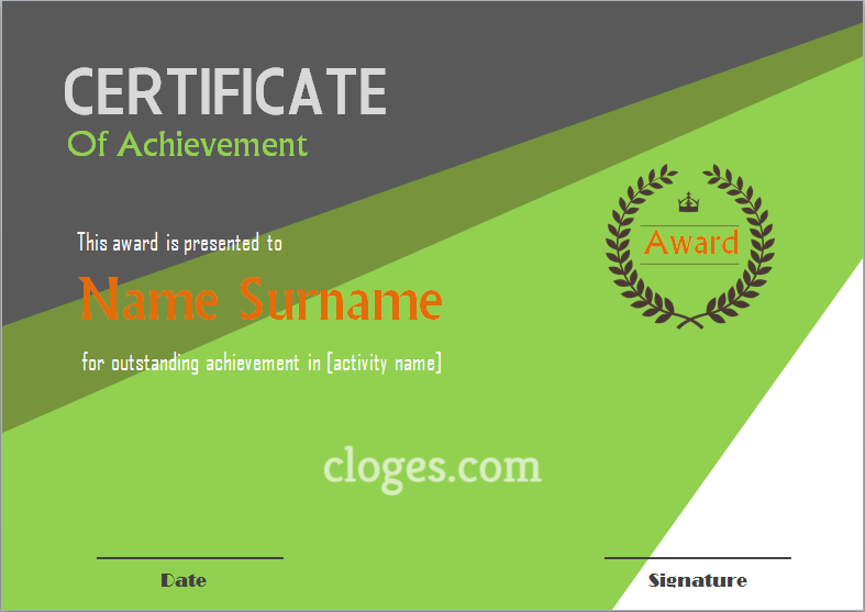 New Netball Achievement Certificate Editable Templates