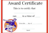 New Running Certificate Templates