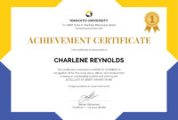 New Science Achievement Certificate Template Ideas