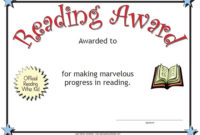 New Summer Reading Certificate Printable
