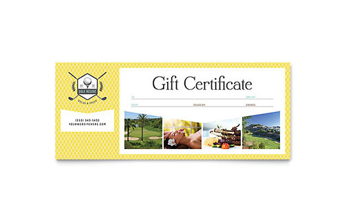 New Travel Gift Certificate Templates