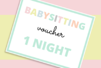 Professional Babysitting Certificate Template 8 Ideas