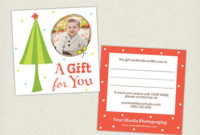 Professional Free Christmas Gift Certificate Templates